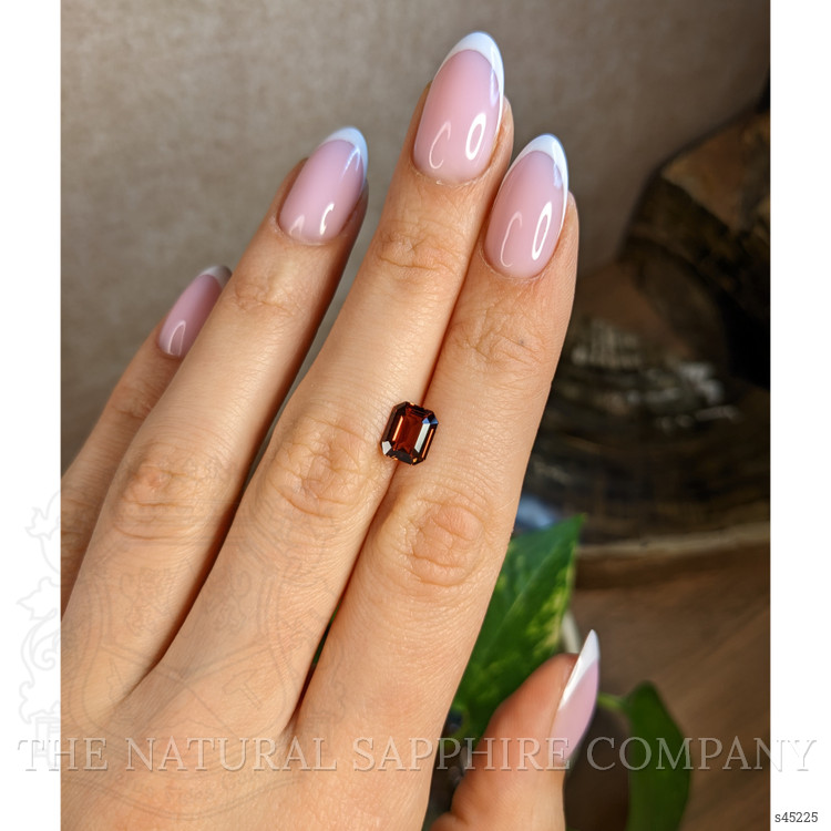 2.01 Ct. Orangish Brown Sapphire from Ceylon (Sri Lanka)