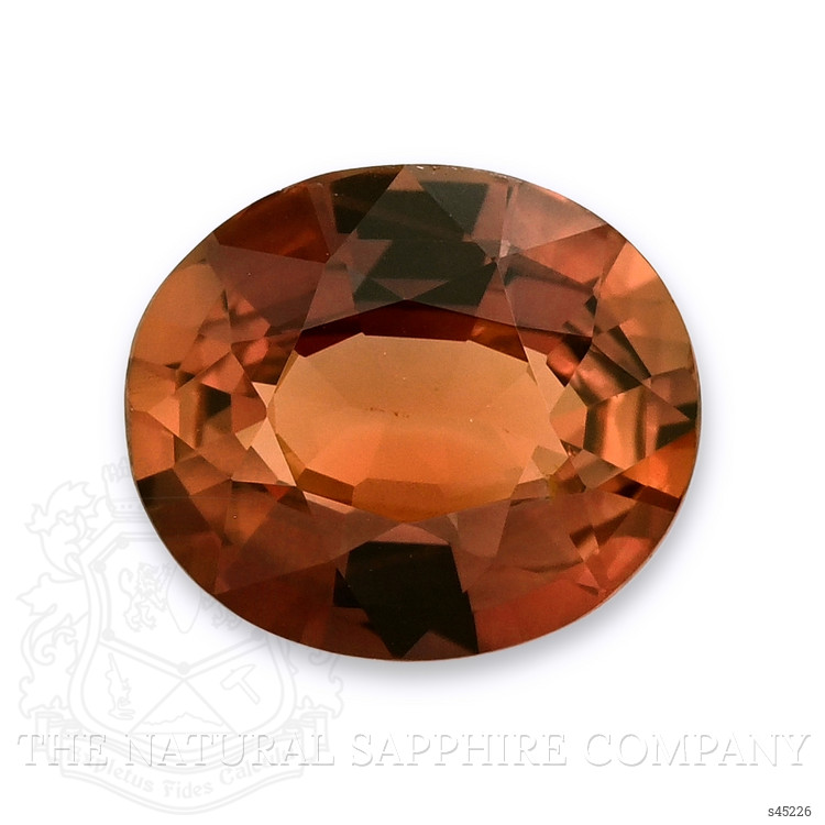 2.57 Ct. Orangish Brown Sapphire from Ceylon (Sri Lanka)