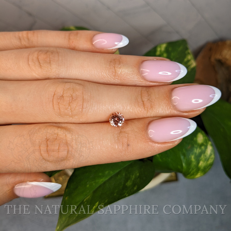 1.10 Ct. Peach Sapphire from Ceylon (Sri Lanka)