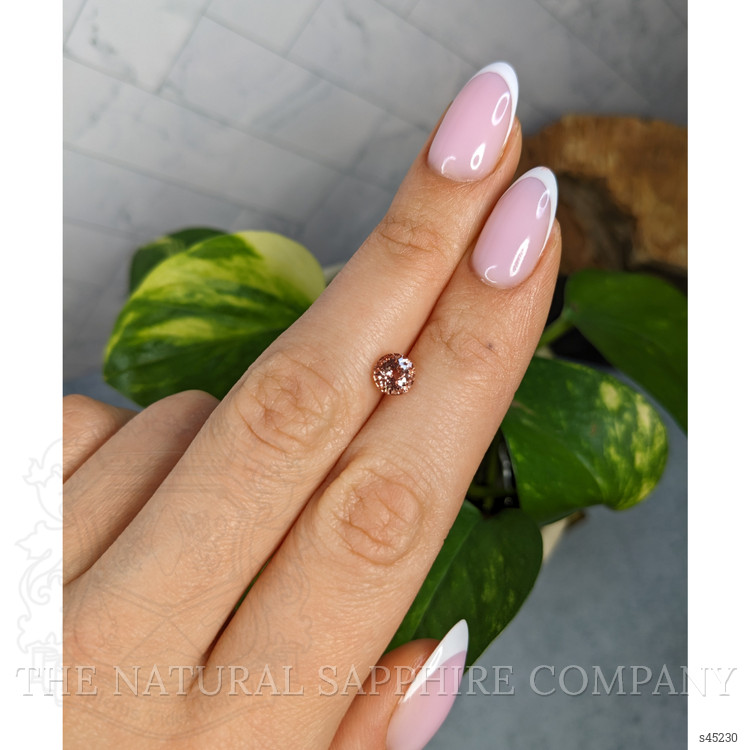 1.10 Ct. Peach Sapphire from Ceylon (Sri Lanka)
