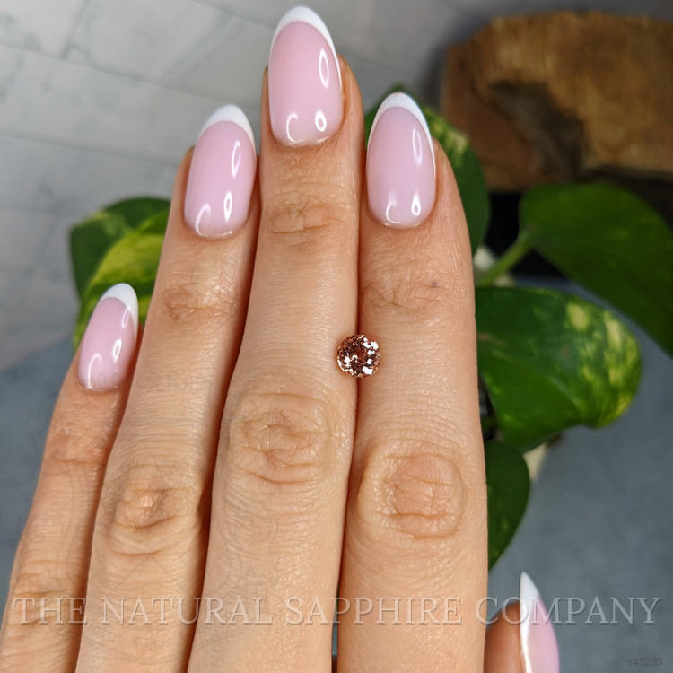 1.10 Ct. Peach Sapphire from Ceylon (Sri Lanka)