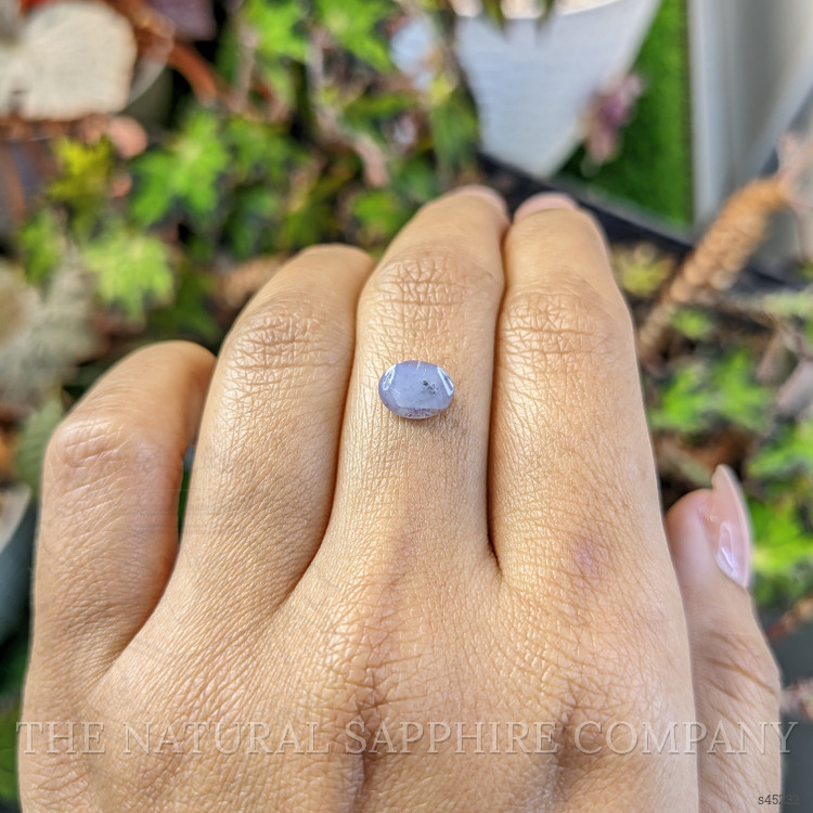 1.91 Ct. Greyish Blue Star Sapphire from Ceylon (Sri Lanka)