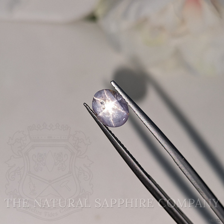 1.91 Ct. Greyish Blue Star Sapphire from Ceylon (Sri Lanka)