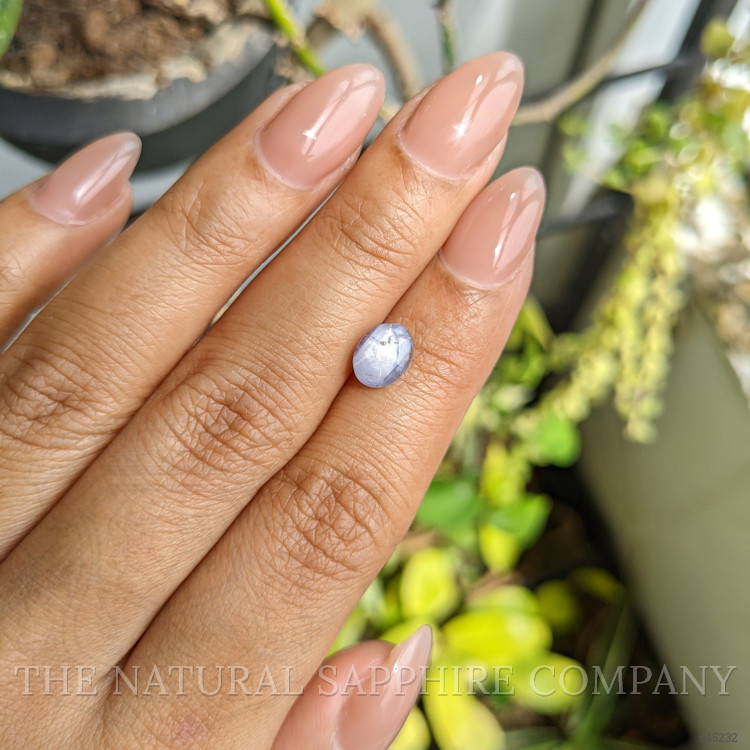 1.91 Ct. Greyish Blue Star Sapphire from Ceylon (Sri Lanka)