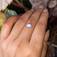 1.91 Ct. Greyish Blue Star Sapphire from Ceylon (Sri Lanka) Life Style