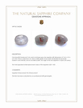 2.64 Ct. Grey Star Sapphire from Ceylon (Sri Lanka) Appraisal