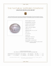 1.57 Ct. Grey Star Sapphire from Ceylon (Sri Lanka) Scan Report