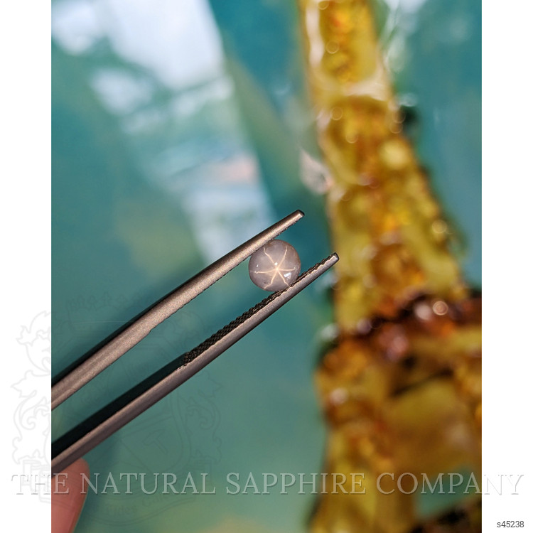 1.31 Ct. Greyish Blue Star Sapphire from Ceylon (Sri Lanka)