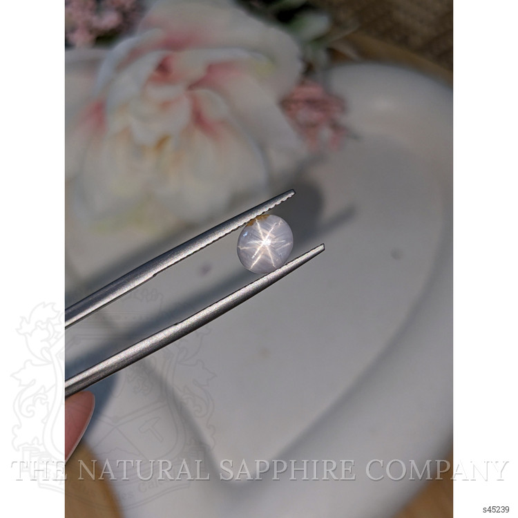 1.43 Ct. Bluish Grey Star Sapphire from Ceylon (Sri Lanka)