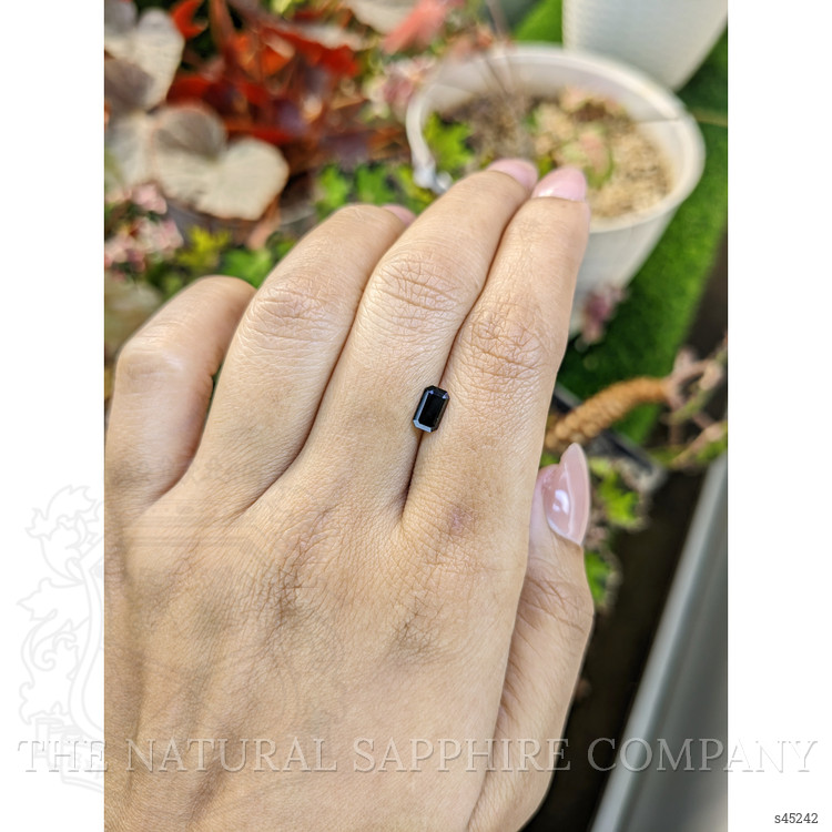 0.81 Ct. Blue Sapphire from Ceylon (Sri Lanka)