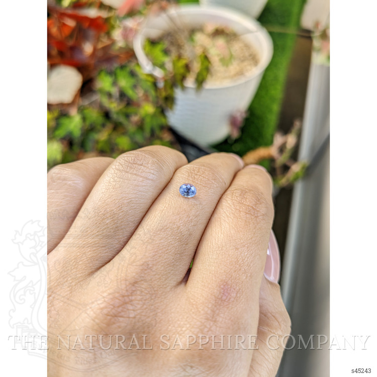 0.50 Ct. Blue Sapphire from Ceylon (Sri Lanka)