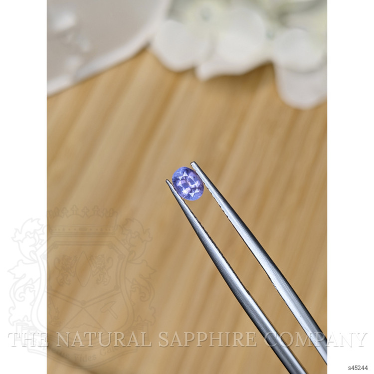 0.49 Ct. Bluish Purple Sapphire from Ceylon (Sri Lanka)