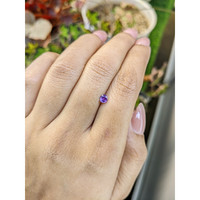 0.38 Ct. Purple Sapphire from Ceylon (Sri Lanka) Life Style