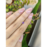 0.38 Ct. Purple Sapphire from Ceylon (Sri Lanka) Life Style