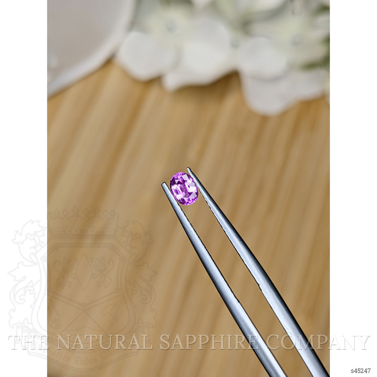 0.35 Ct. Pinkish Purple Sapphire from Ceylon (Sri Lanka)