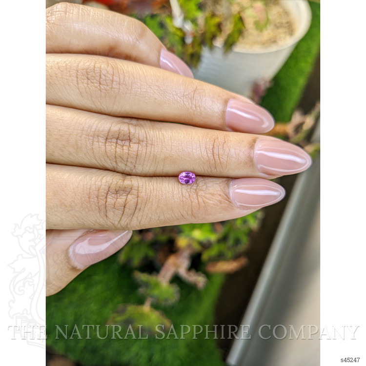0.35 Ct. Pinkish Purple Sapphire from Ceylon (Sri Lanka)