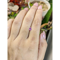0.35 Ct. Pinkish Purple Sapphire from Ceylon (Sri Lanka) Life Style