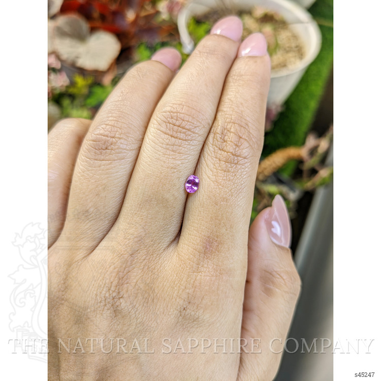 0.35 Ct. Pinkish Purple Sapphire from Ceylon (Sri Lanka)