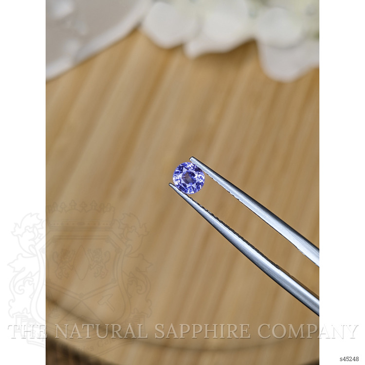 0.55 Ct. Violet Sapphire from Ceylon (Sri Lanka)