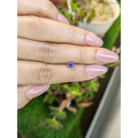 0.55 Ct. Violet Sapphire from Ceylon (Sri Lanka) Life Style