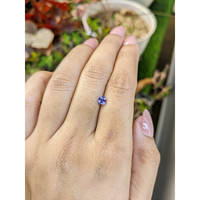 0.55 Ct. Violet Sapphire from Ceylon (Sri Lanka) Life Style