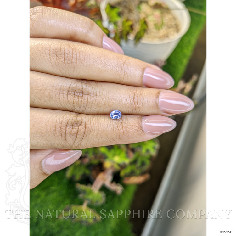 0.46 Ct. Blue Sapphire from Ceylon (Sri Lanka)