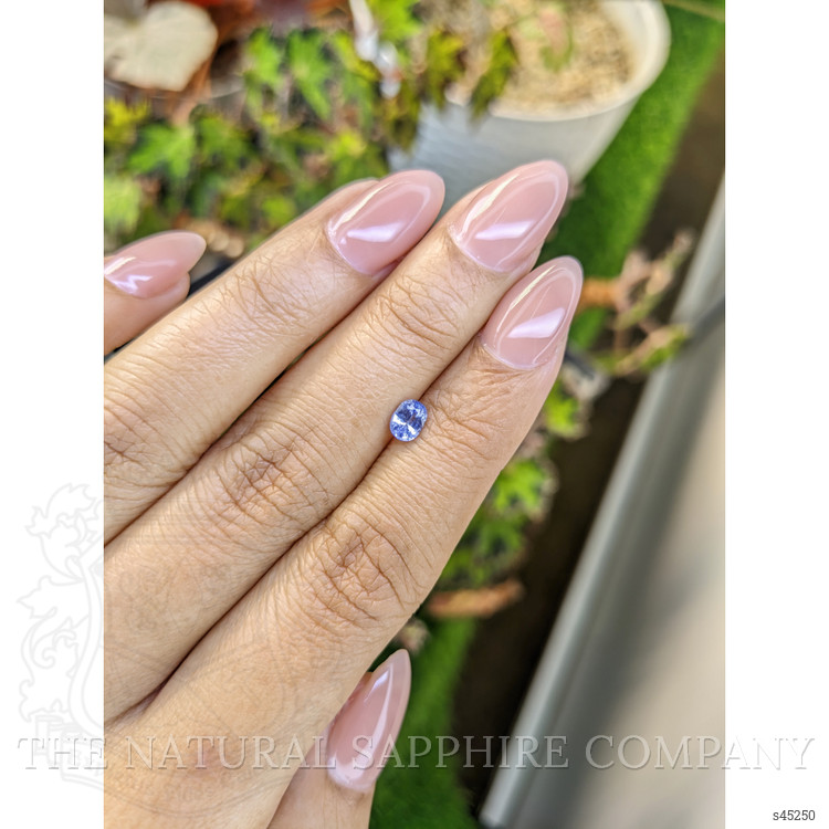 0.46 Ct. Blue Sapphire from Ceylon (Sri Lanka)