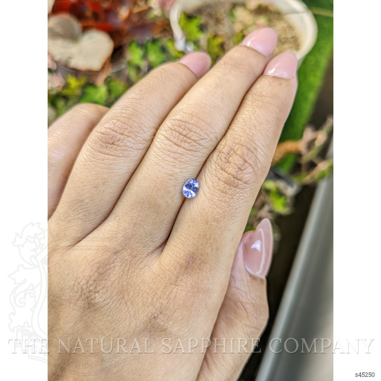 0.46 Ct. Blue Sapphire from Ceylon (Sri Lanka)