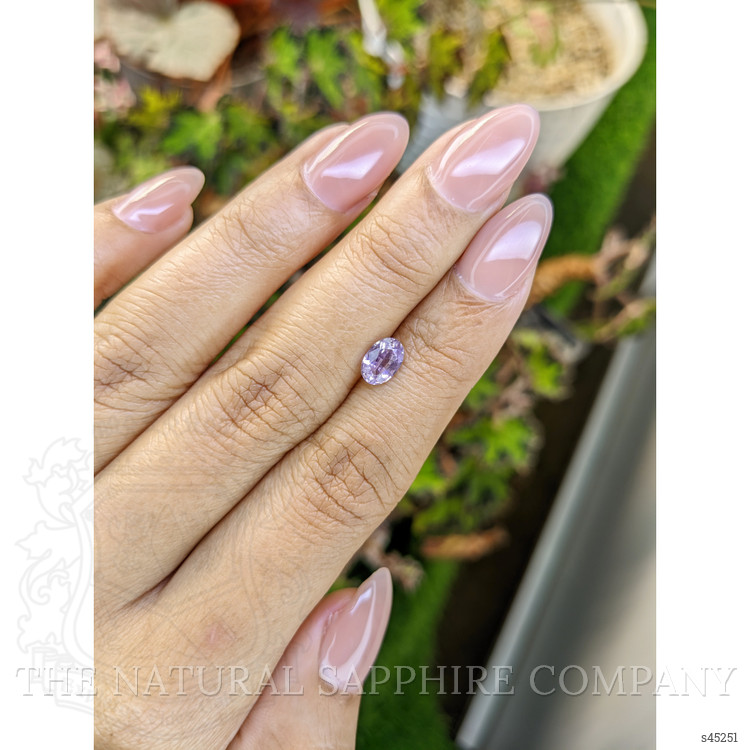 0.93 Ct. Purple Sapphire from Ceylon (Sri Lanka)
