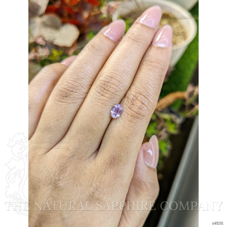 0.93 Ct. Purple Sapphire from Ceylon (Sri Lanka)