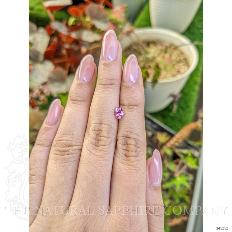 0.70 Ct. Purplish Pink Sapphire from Ceylon (Sri Lanka)