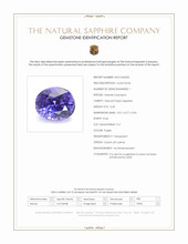0.40 Ct. Purple Sapphire from Ceylon (Sri Lanka) Scan Report