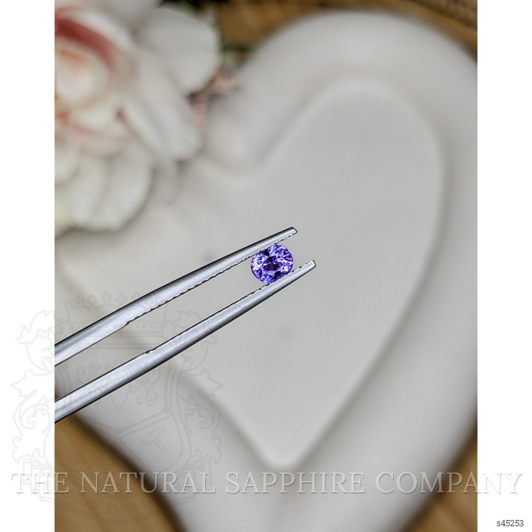0.40 Ct. Purple Sapphire from Ceylon (Sri Lanka)