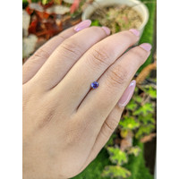 0.40 Ct. Purple Sapphire from Ceylon (Sri Lanka) Life Style