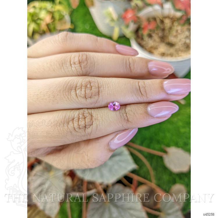0.50 Ct. Purplish Pink Sapphire from Ceylon (Sri Lanka)