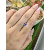 0.72 Ct. Blue Sapphire from Ceylon (Sri Lanka) Life Style