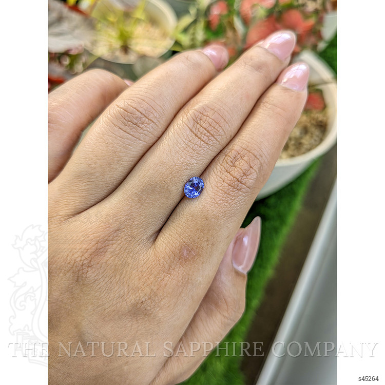 0.72 Ct. Blue Sapphire from Ceylon (Sri Lanka)