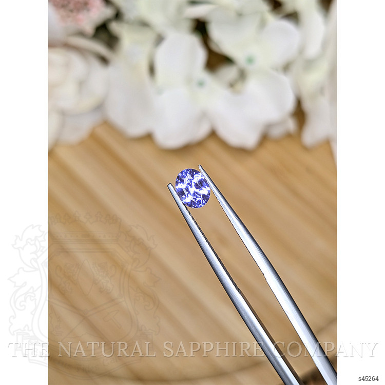 0.72 Ct. Blue Sapphire from Ceylon (Sri Lanka)