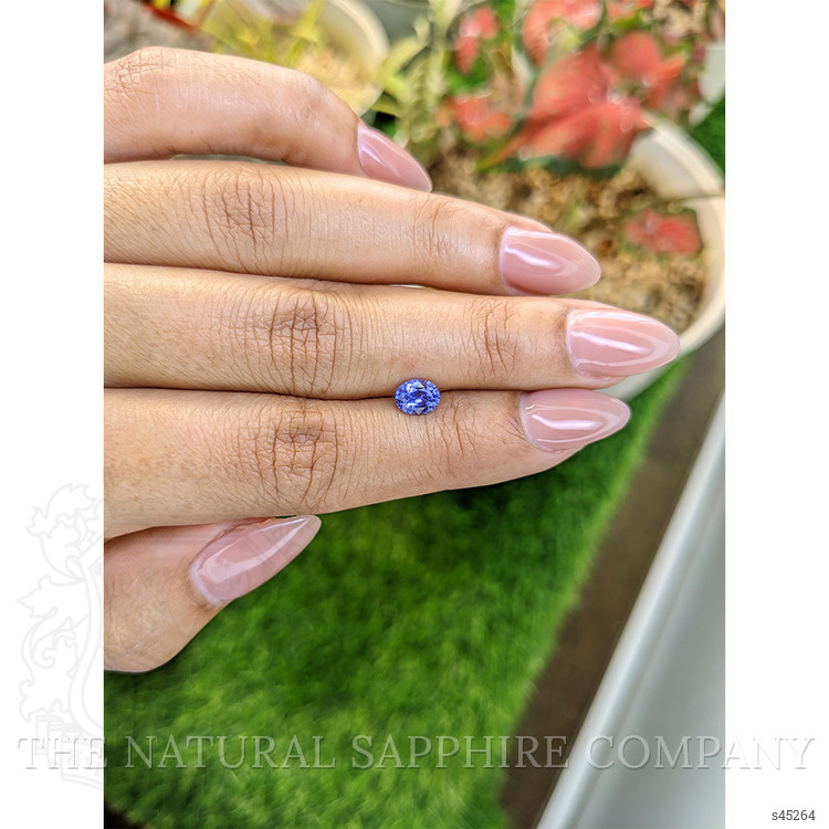 0.72 Ct. Blue Sapphire from Ceylon (Sri Lanka)
