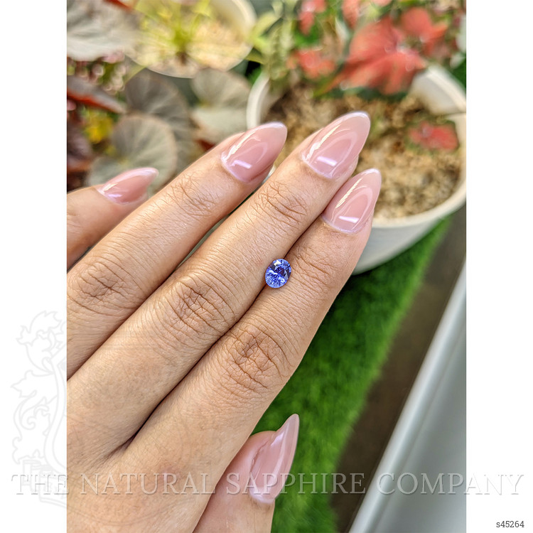 0.72 Ct. Blue Sapphire from Ceylon (Sri Lanka)