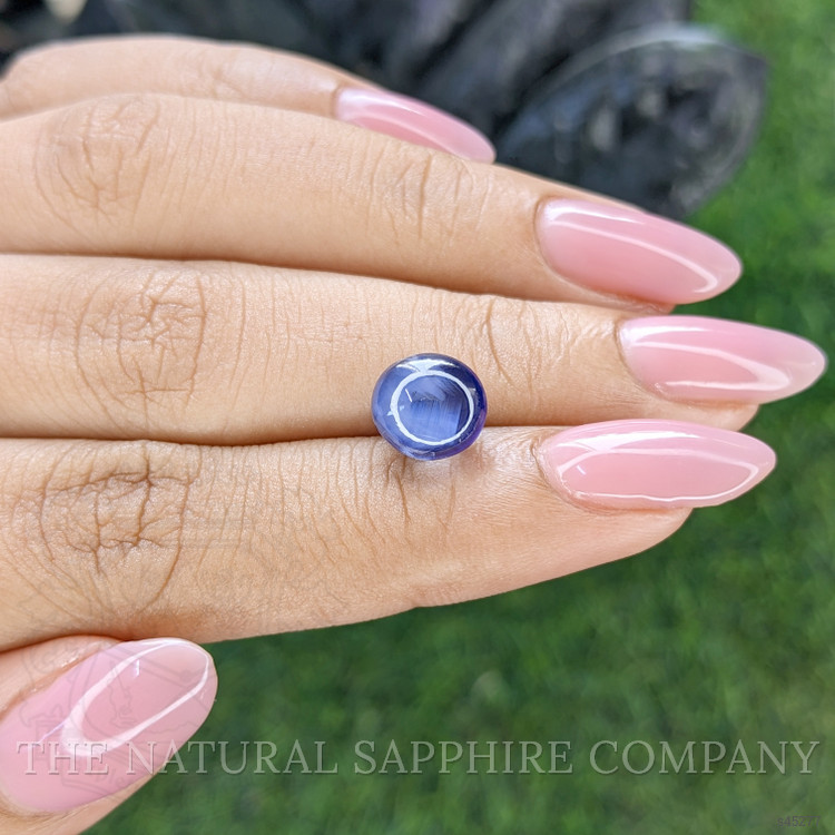 5.53 Ct. Purplish Blue Star Sapphire from Ceylon (Sri Lanka)