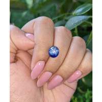 5.53 Ct. Purplish Blue Star Sapphire from Ceylon (Sri Lanka) Life Style