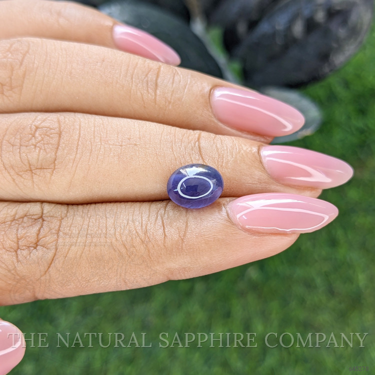3.41 Ct. Bluish Purple Star Sapphire from Ceylon (Sri Lanka)