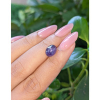 3.41 Ct. Bluish Purple Star Sapphire from Ceylon (Sri Lanka) Life Style