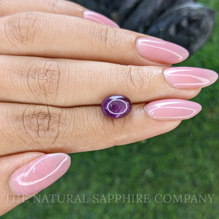 5.06 Ct. Purple Star Sapphire from Ceylon (Sri Lanka)