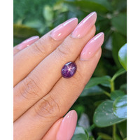 5.06 Ct. Purple Star Sapphire from Ceylon (Sri Lanka) Life Style