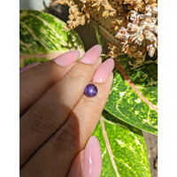 2.06 Ct. Purple Star Sapphire from Ceylon (Sri Lanka) Life Style