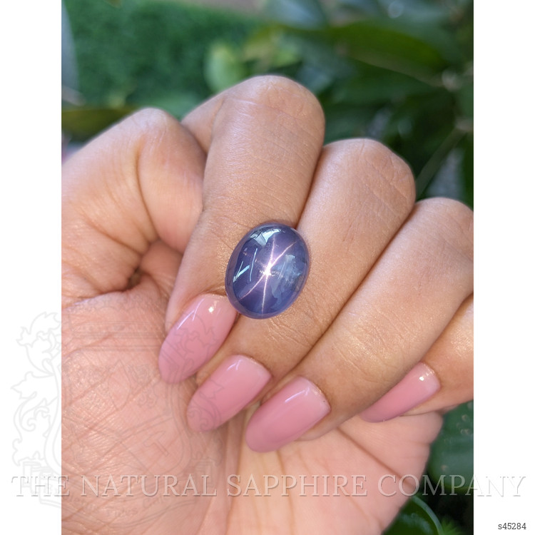 16.85 Ct. Blue Star Sapphire from Ceylon (Sri Lanka)