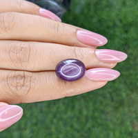 17.03 Ct. Purple Star Sapphire from Ceylon (Sri Lanka) Life Style