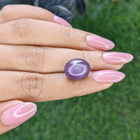 16.16 Ct. Purple Star Sapphire from Ceylon (Sri Lanka) Life Style